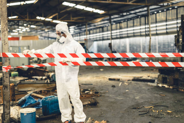 Professional Unattended Death Cleanup technician working in Morton, TX